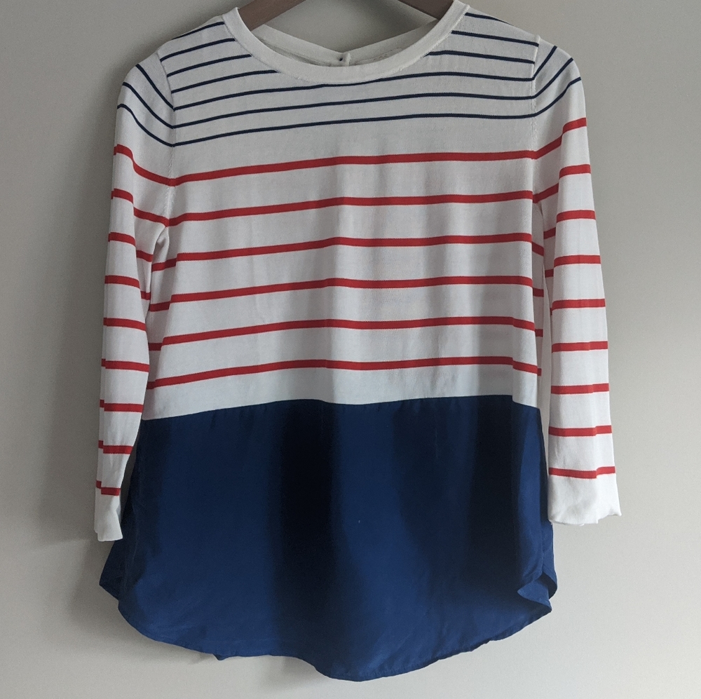 COS Block panel striped top - Picture 3 of 6